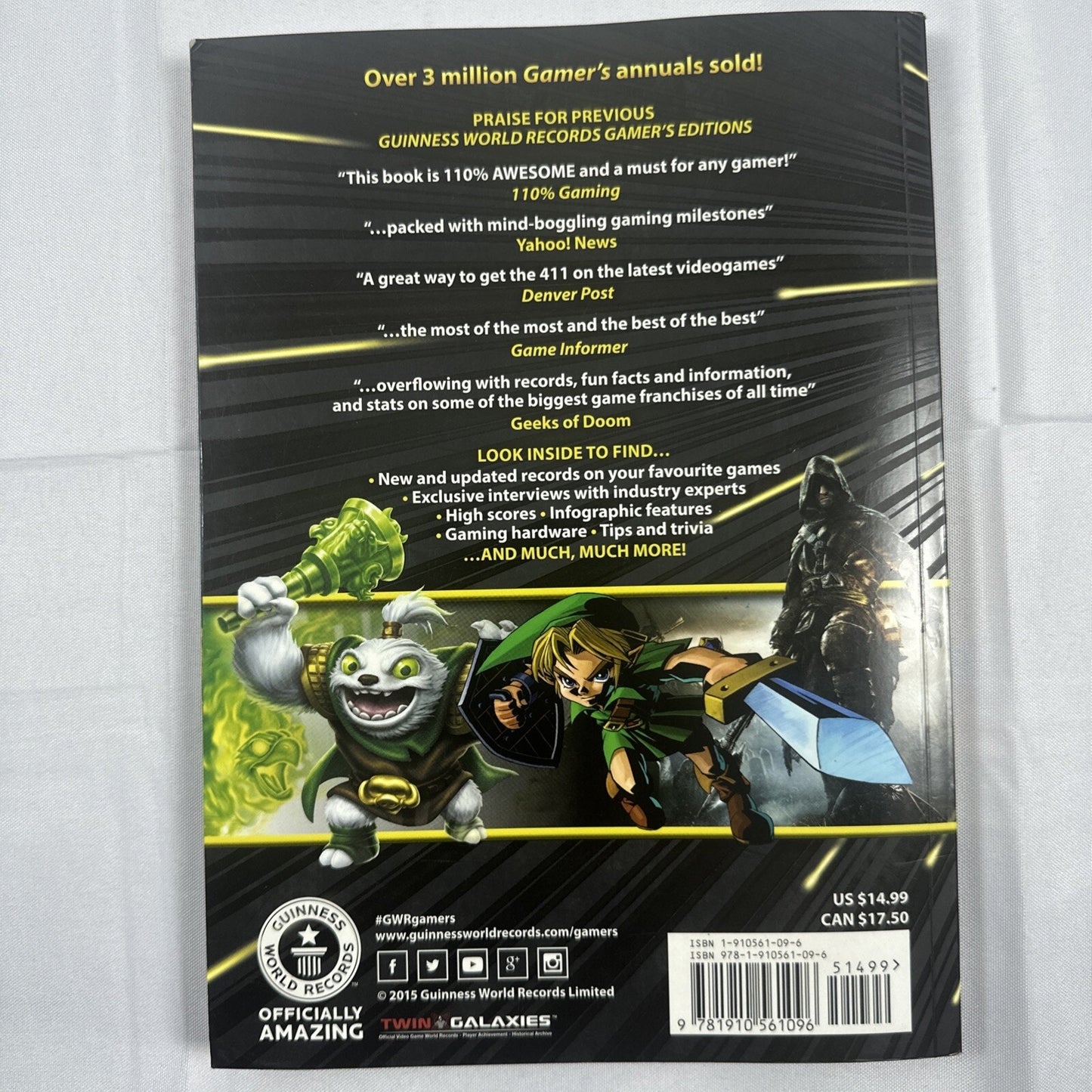 Guinness World Records 2013 2016 2017 Gamer’s Edition Lot