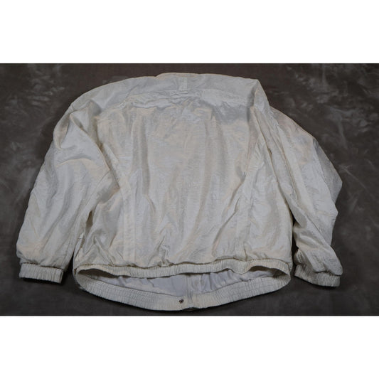 Vintage Nike Jacket Mens Medium Crinkle Windbreaker Athletic 90s