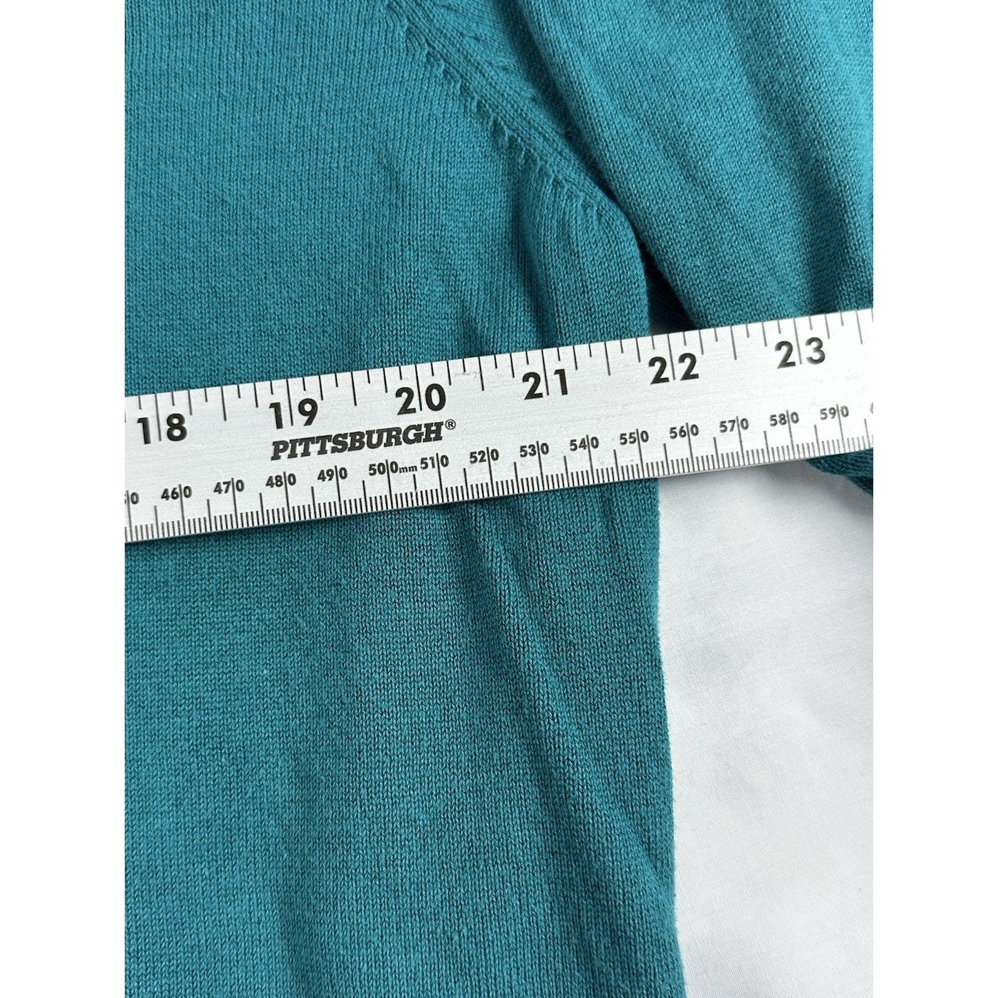 Greg Norman Med Pull Over Golf Sweater Long Sleeve V Neck Jade Green Large
