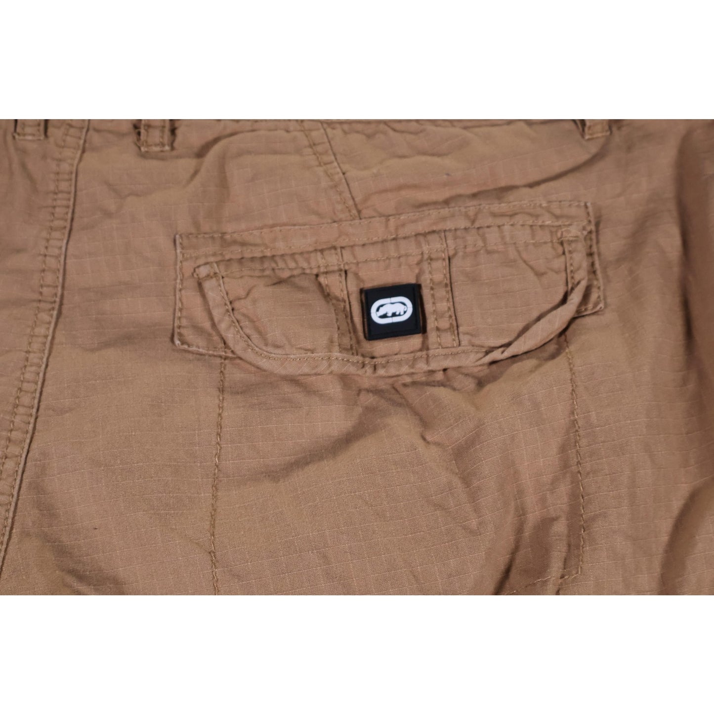 Ecko Unltd Shorts Mens 38 Brown Cargo Pockets Ripstop Outdoor Skate Hip Hop
