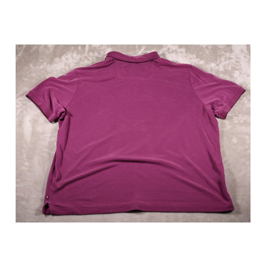 Tommy Bahama Polo Shirt Mens Extra Large Purple IslandZone Marlin Golf Casual