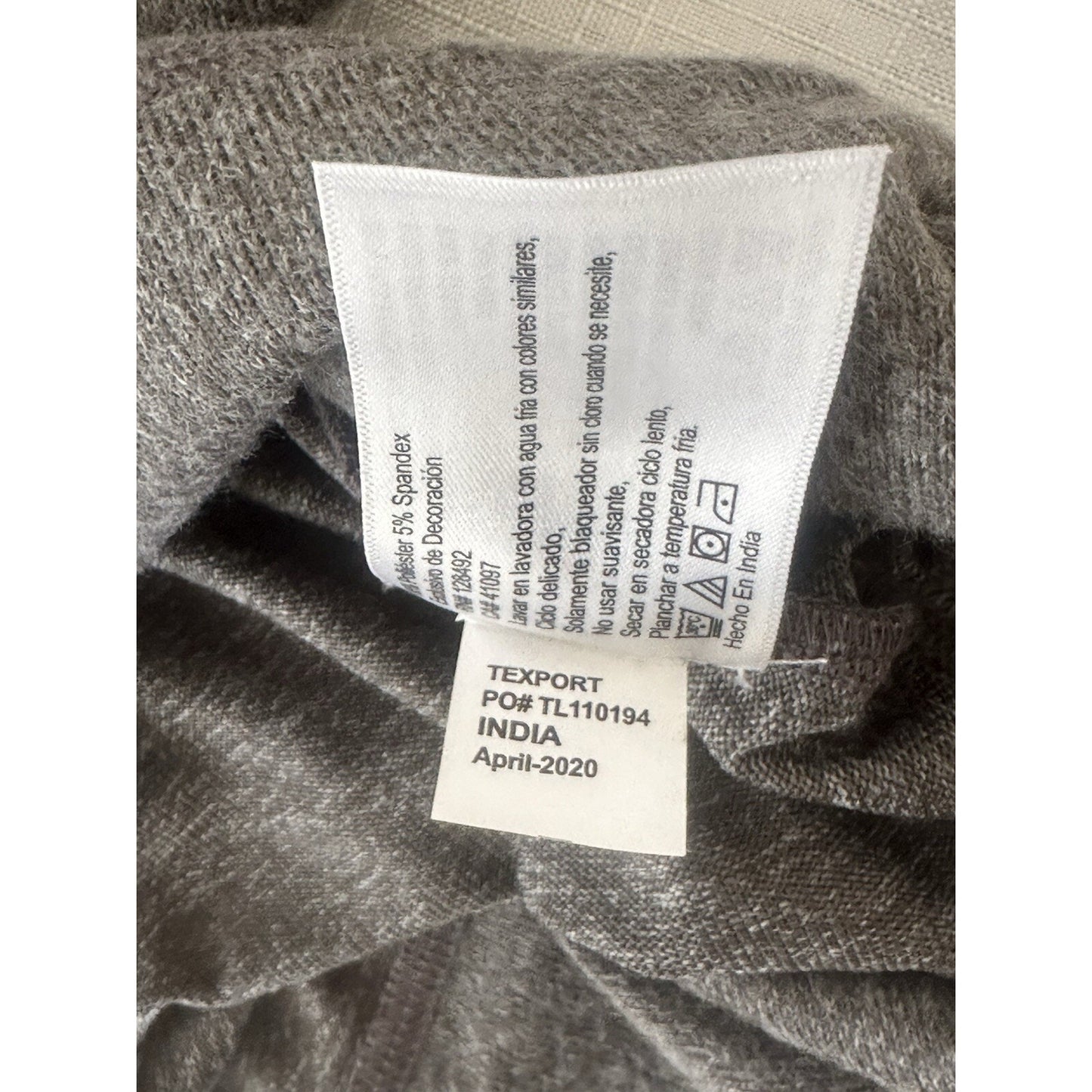 Greg Norman Mens XL Gray Quarter Zip Golf Sweatshirt