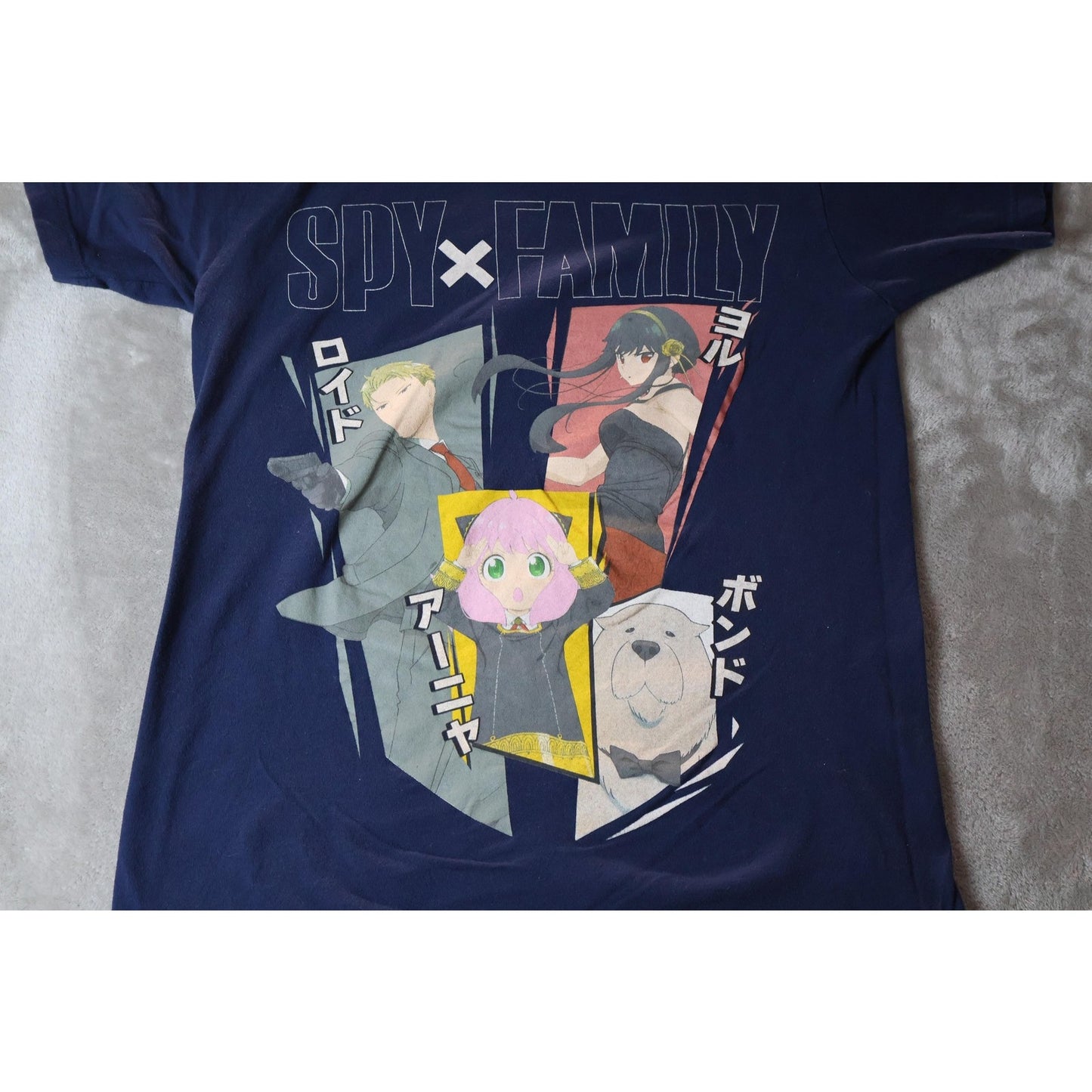 Spy x Family Shirt Mens Small Anime Crunchyroll Anya Loid Yor Bond Graphic Tee