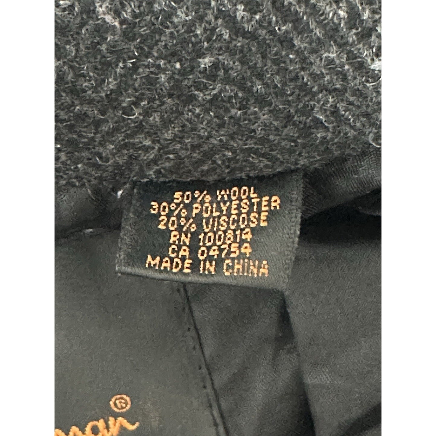 Ben Sherman Military Utility Wool Blend women Jacket Herringbone Field Barn Chore SM