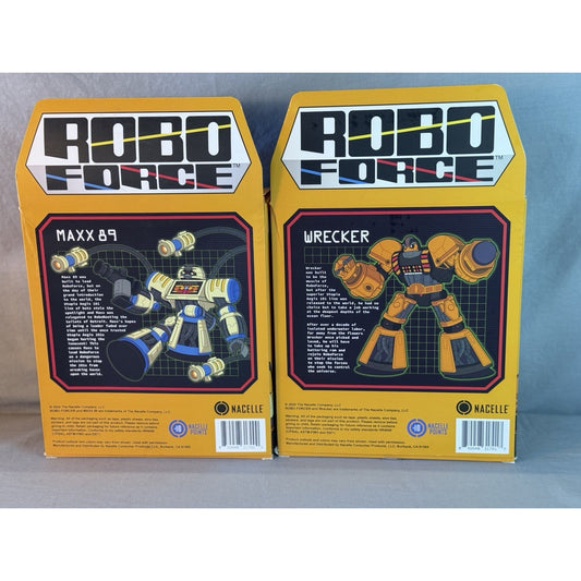 Robo Force MAXX 89 , Wrecker Action Figure Lot Nacelle Toys NEW