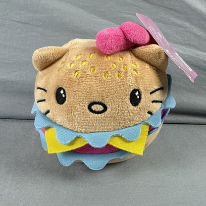 Hello Kitty - 5 IN HAMBURGER PLUSH new with tag