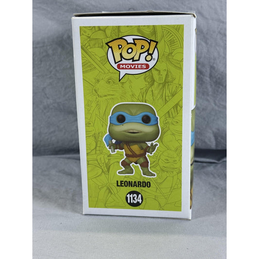 Funko Pop Movies TMNT Leonardo #1134 Nickelodeon Vinyl Figure New in Box 2021