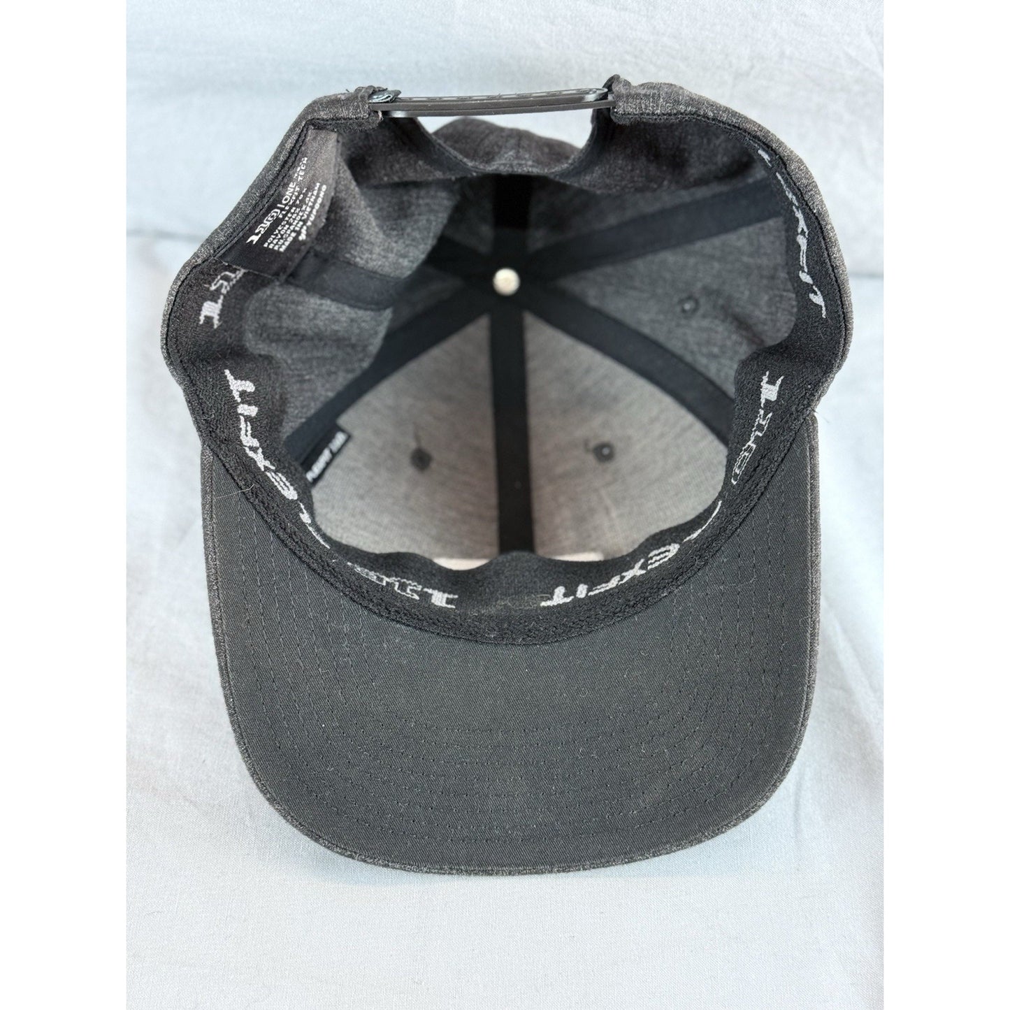 Travis Mathew Sawing Logs Snapback Hat Flexfit 110 Gray Yupoong Cap