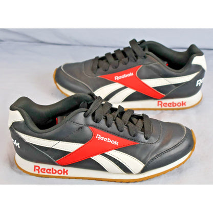 Reebok Shoes Mens Size 4.5 Black Red White Classic Jogger Gum Sole Sneaker Retro