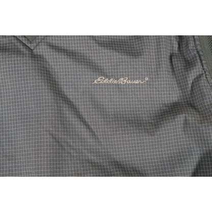 Eddie Bauer Golf Vest Mens Medium Checkered Pullover Windbreaker Sleeveless