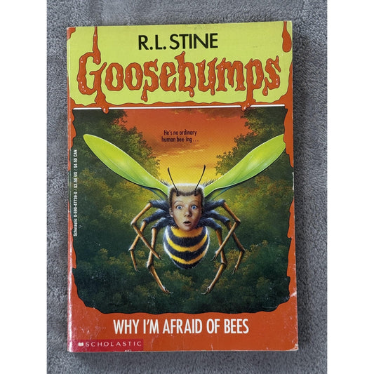 Vintage Goosebumps Why I'm Afraid of Bees RL Stine Paperback Scholastic USA