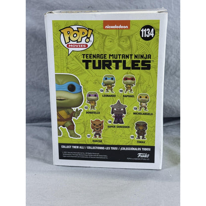 Funko Pop Movies TMNT Leonardo #1134 Nickelodeon Vinyl Figure New in Box 2021