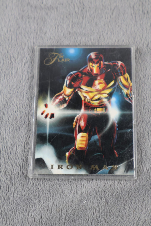1994 Marvel Flair Iron Man Power Blast Insert Chase Card #3 of 18