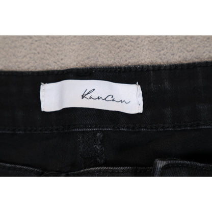 KanCan Jeans Womens 7 27 Black Distressed Ripped Denim Skinny Stretch KC5052BK
