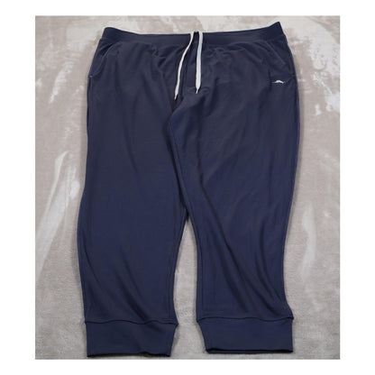 Tommy Bahama Pants Mens XL Navy Blue Lounge Joggers Drawstring Polyester Blend