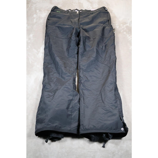Columbia Convert Snow Pants Womens Large Black Waterproof Breathable Fabric Ski