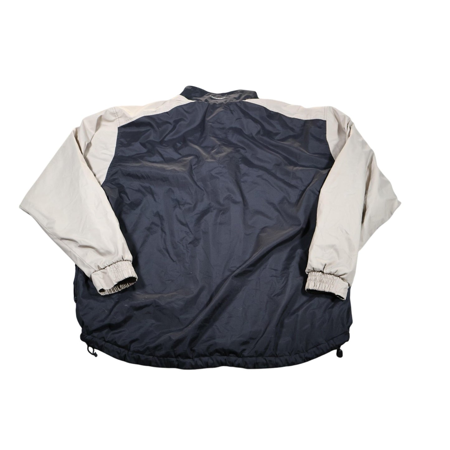 Nike Golf Pullover Jacket Mens XL Black Beige Clima-Fit Windbreaker Bunny Logo