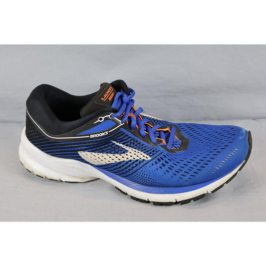 Brooks Launch 5 Shoes Mens Size 9 Blue Black White Lightweight Running Sneakers