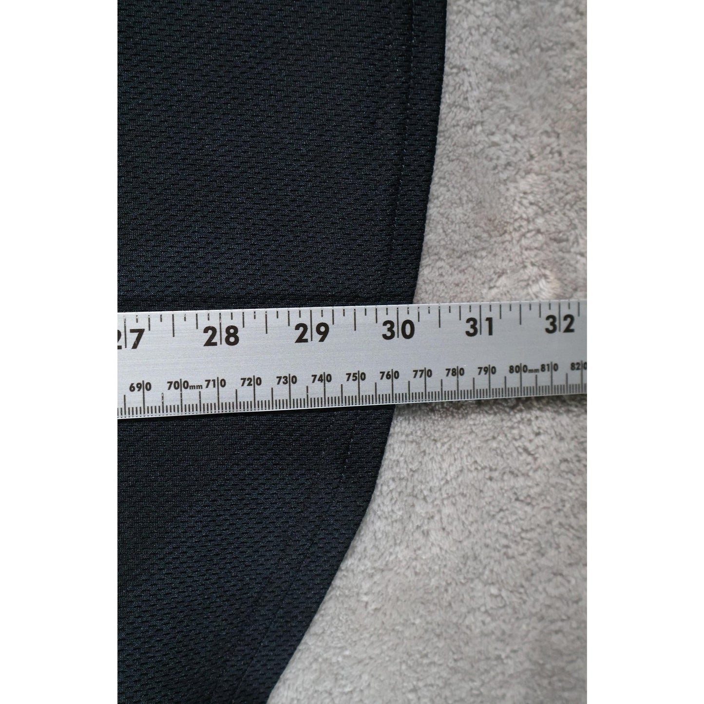 Sport-Tek Baseball Jersey Shirt Mens Medium Black Big Show 18 Button Logo Front