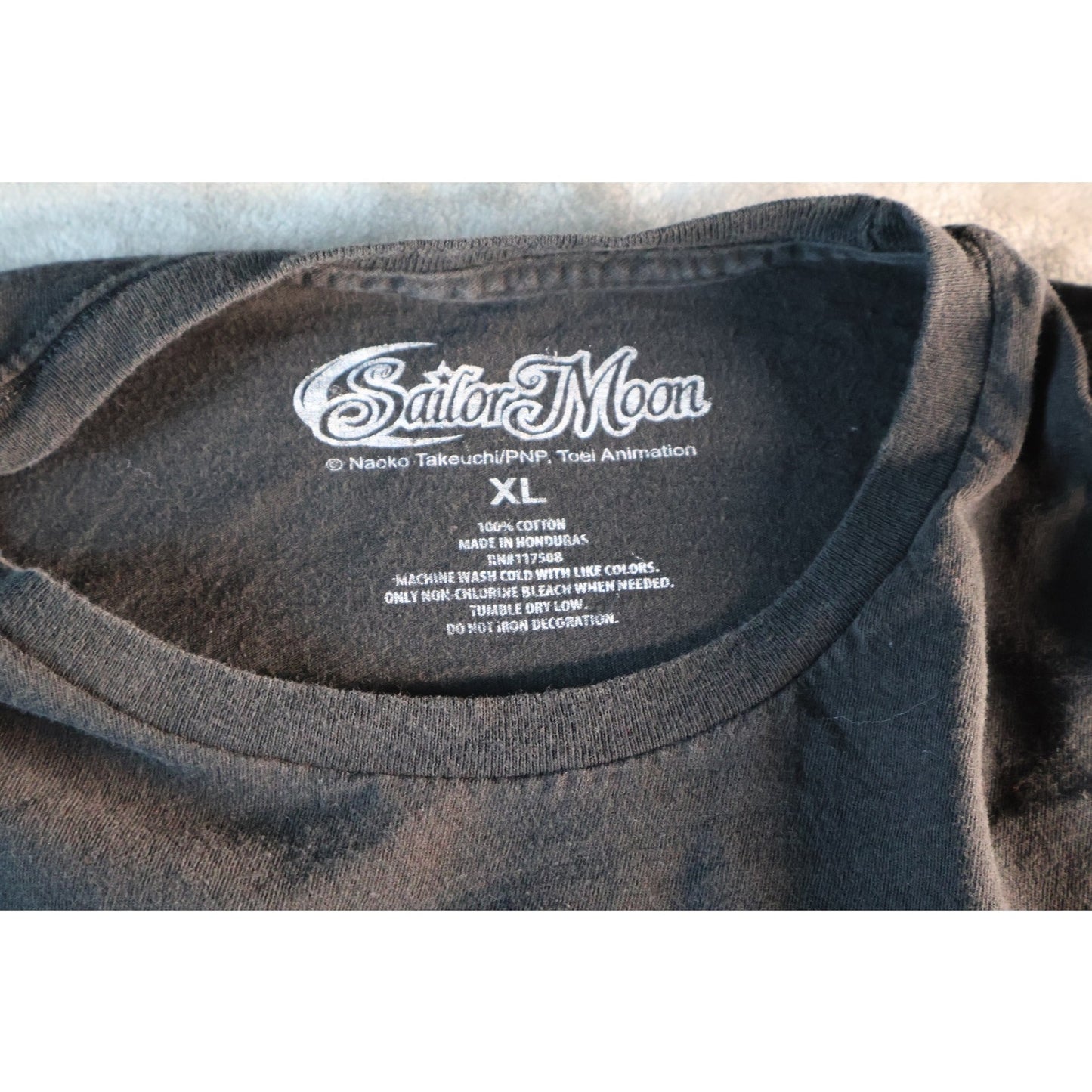 Sailor Moon Shirt Mens Extra Large Black Anime Mercury Mars Jupiter Venus Tee