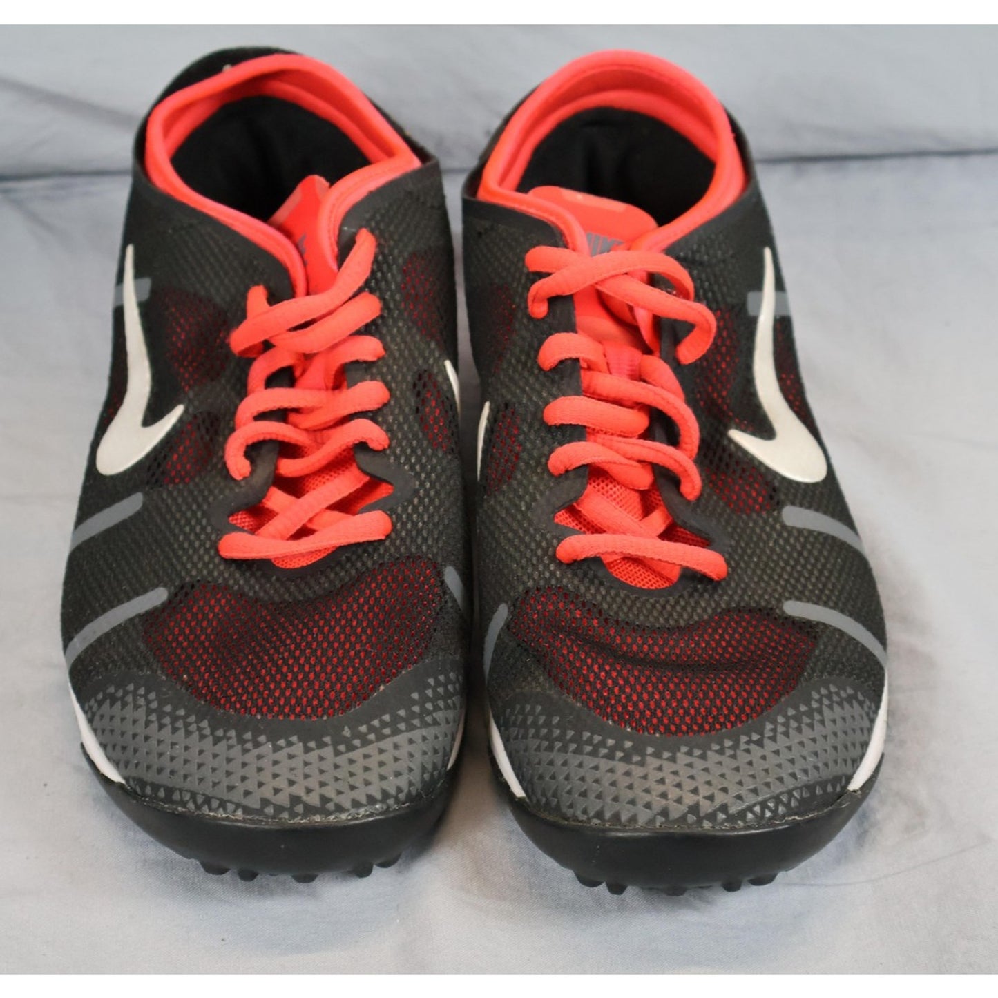 Nike Running Shoes Womens Size 7 Black Red White Lunarlon Training Lightweight