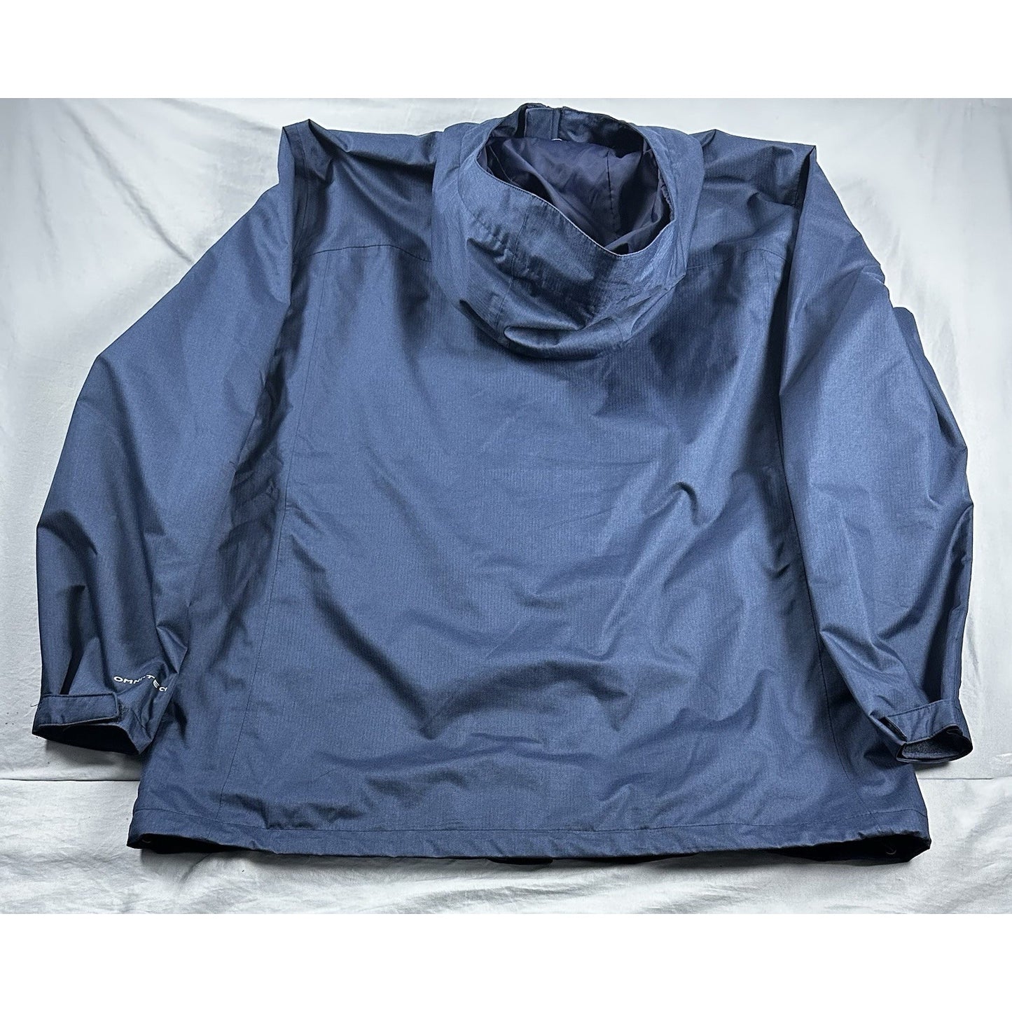 Columbia Mens Size XXL Ascender Softshell Lined Jacket Water Resistant Navy