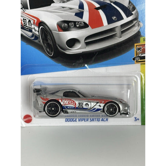 2024 Hot Wheels #241 HW Exotic 10/10 DODGE VIPER SRT10 ACR Silver w/Black Pr5 Sp