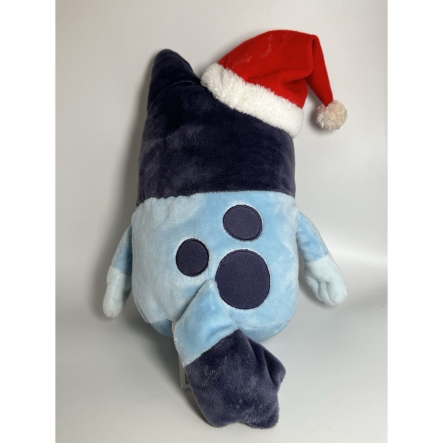 Bluey Plush 16" Christmas Holiday Dog with Santa Hat