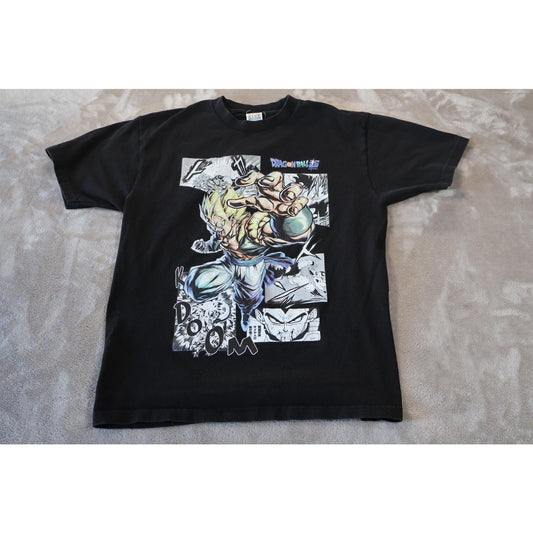 Dragon Ball Super Shirt Mens Medium Black Goku Super Saiyan Anime Graphic Tee