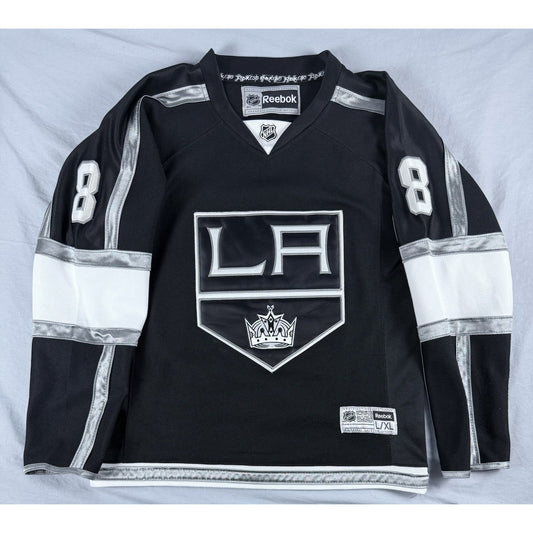 Drew Doughty #8 BLACK Los Angeles Kings Reebok NHL Hockey Jersey Size X-Large