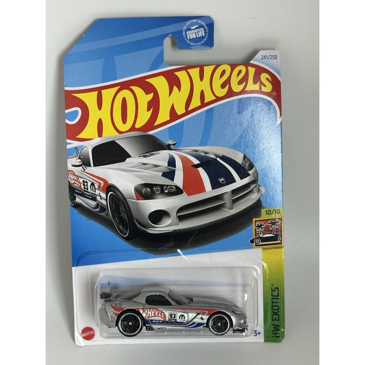 2024 Hot Wheels #241 HW Exotic 10/10 DODGE VIPER SRT10 ACR Silver w/Black Pr5 Sp
