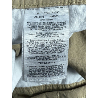 Columbia Shorts Mens W 38 Khaki L 10" Inseam Casual Chino Outdoor Hiking Tech