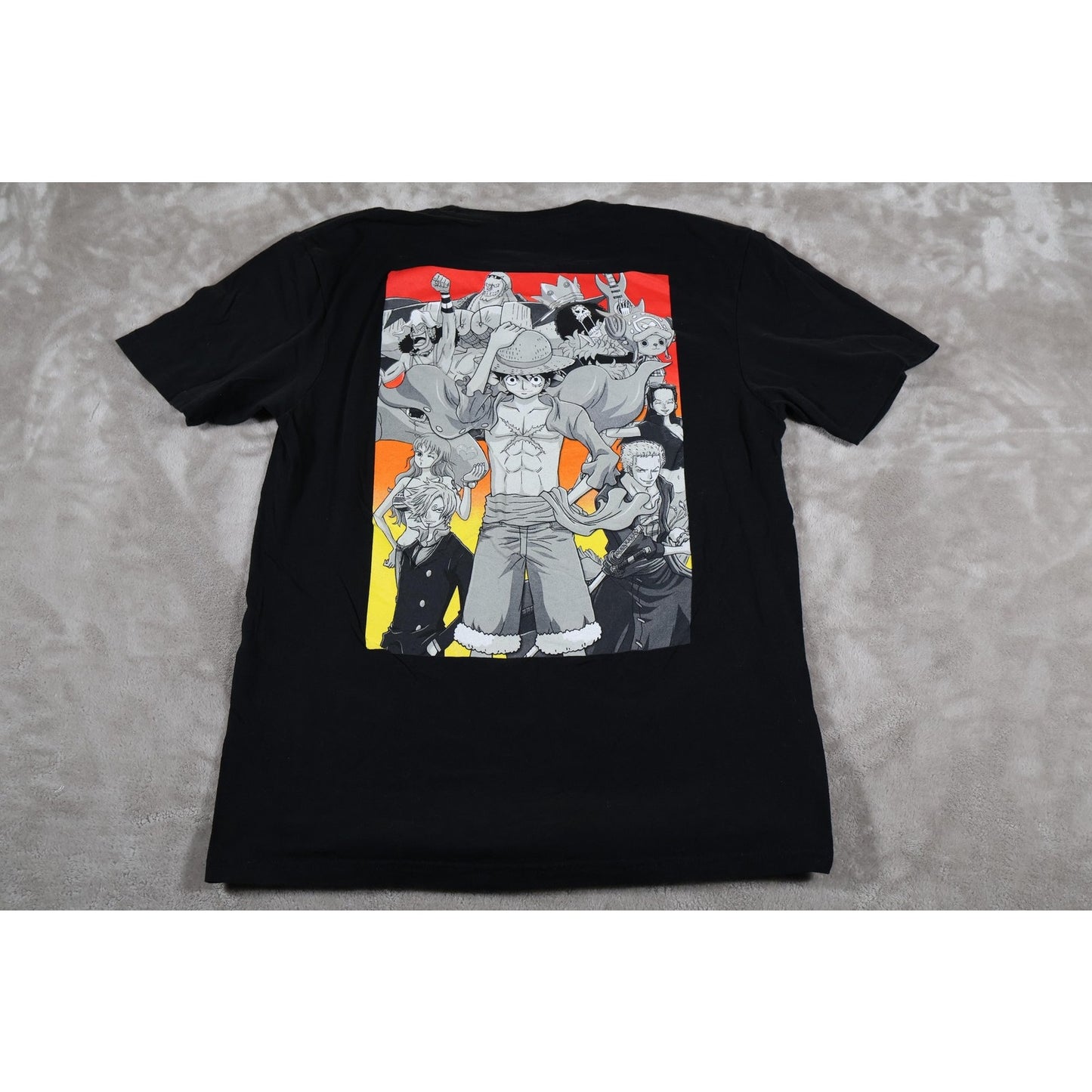 One Piece Anime Shirt Mens Large Straw Hat Crew Luffy Zoro Sanji Graphic Tee