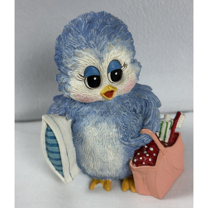 Set Of 4 Pins Vintage 2000 Sonshine Promises Bluebird Figurine By Gretchen