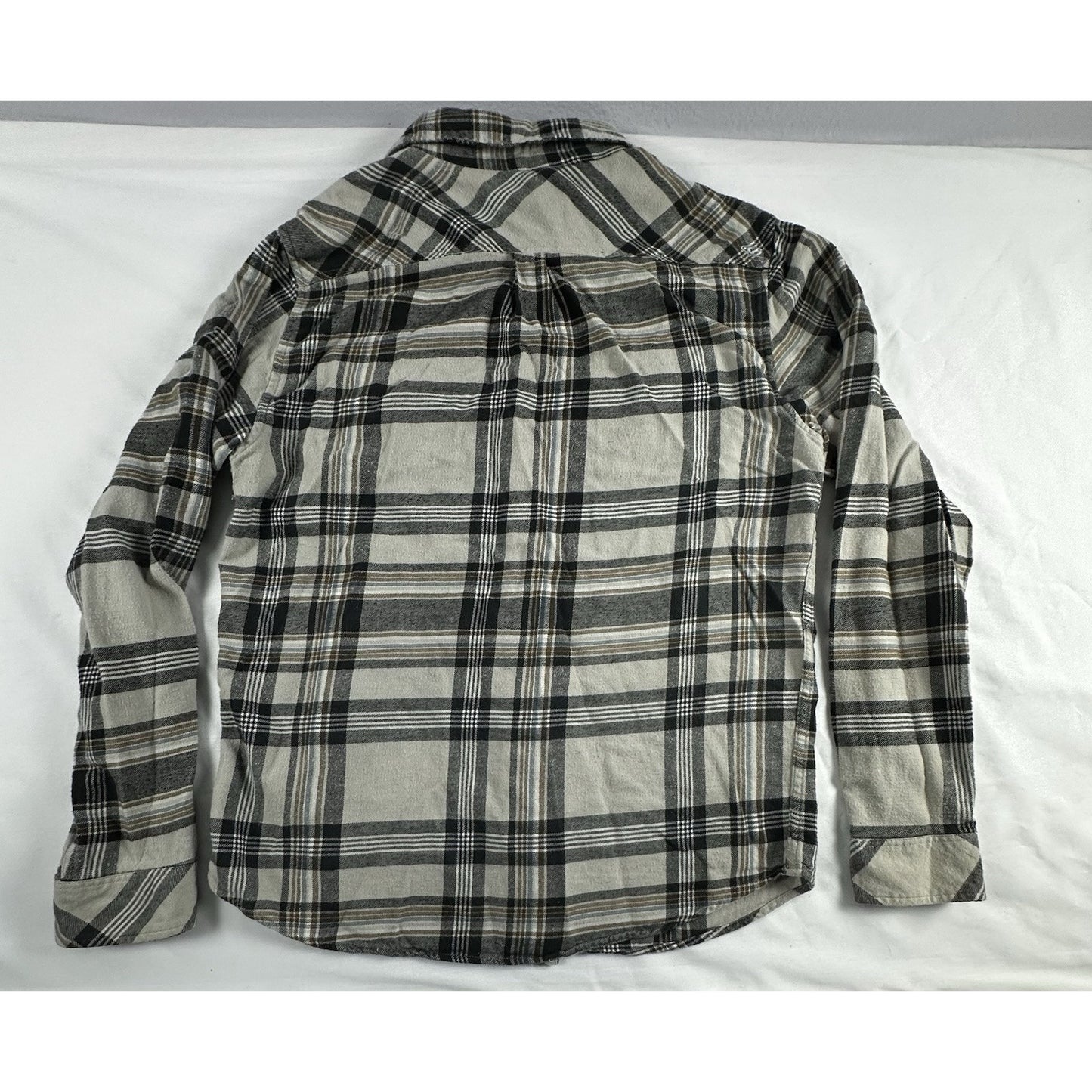 O'Neill Flannel Shirt - Men's Large - Grey Brown Plaid
