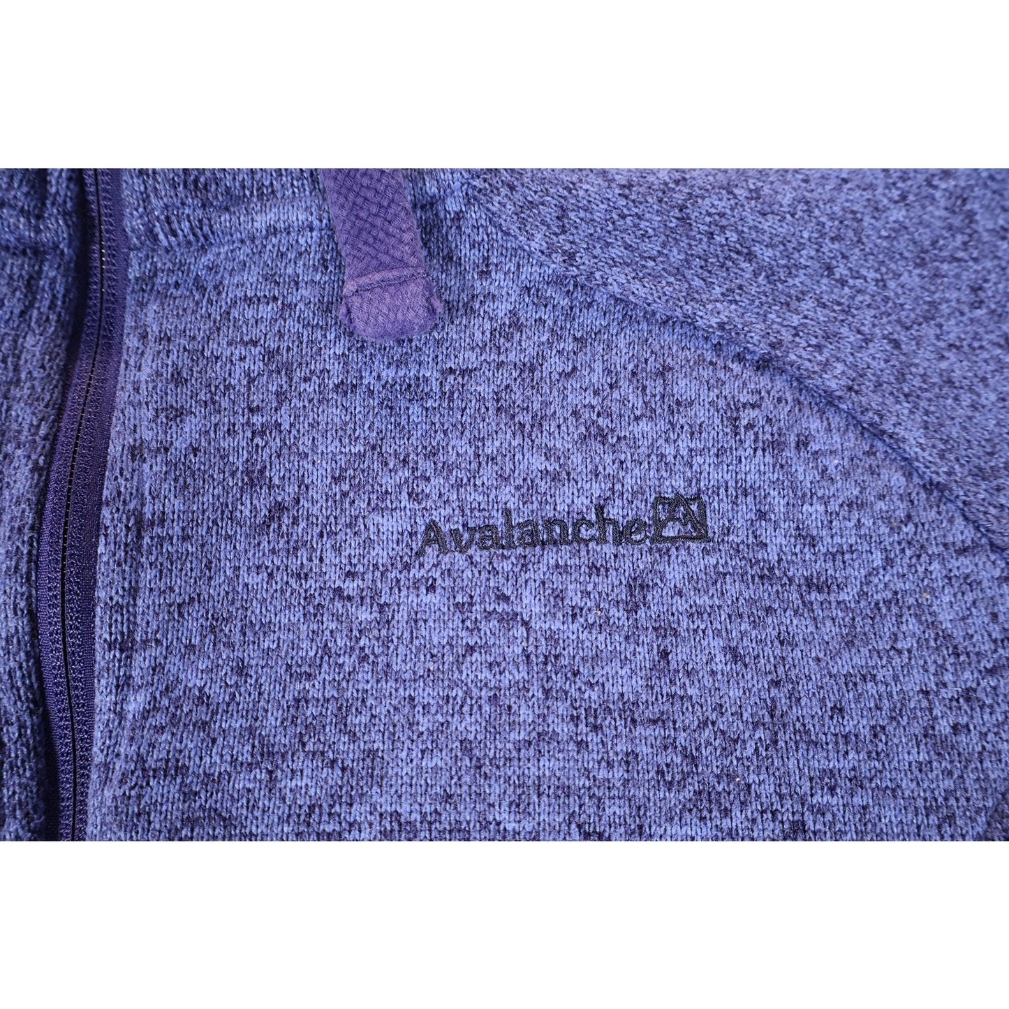 Avalanche Jacket Womens Medium Purple Full Zip Fleece Outdoor Warm Pockets Cozy