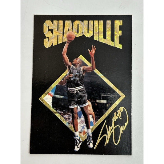 Shaquille Oneal Frontier Gold Signature 93/94 Orlando Magic NBA card