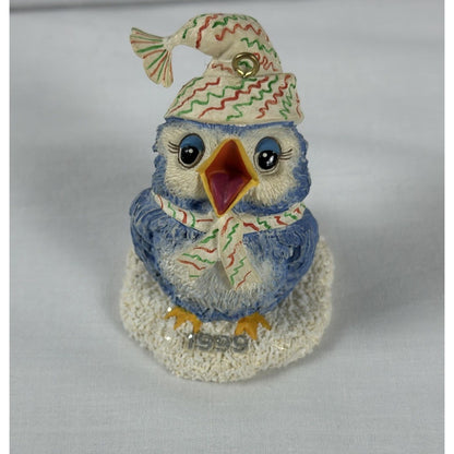 Set Of 4 Pins Vintage 2000 Sonshine Promises Bluebird Figurine By Gretchen