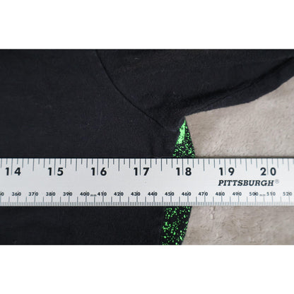 Nike Shirt Mens Medium Black Long Sleeve Worldwide Globe Graphic Streetwear