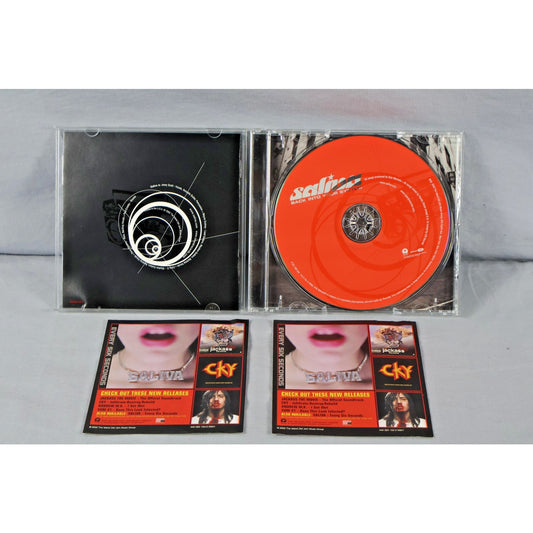 Saliva CD Back Into Your System Rock Music Album 2002 Nu Metal Parental Advisory