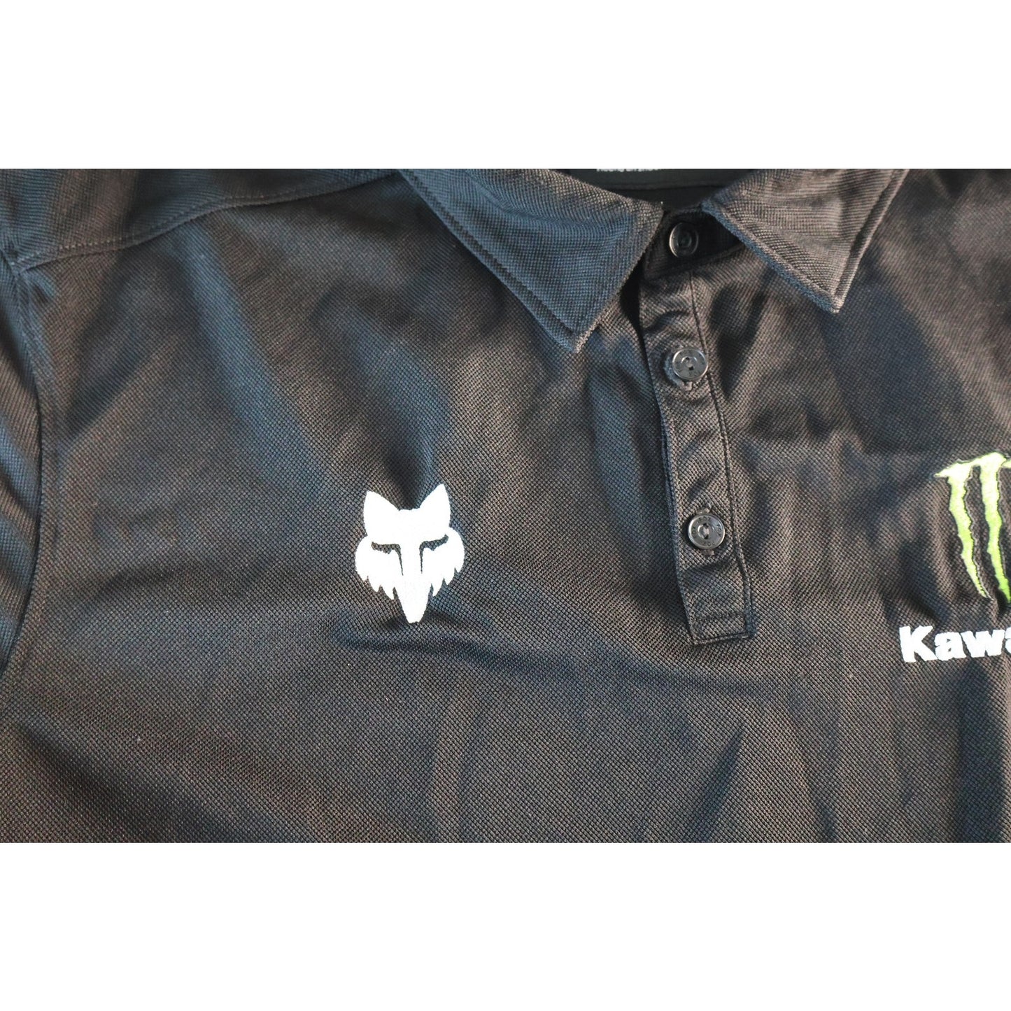 Fox Racing Shirt Mens Medium Monster Energy Motocross Racing Fox Powersports Tee