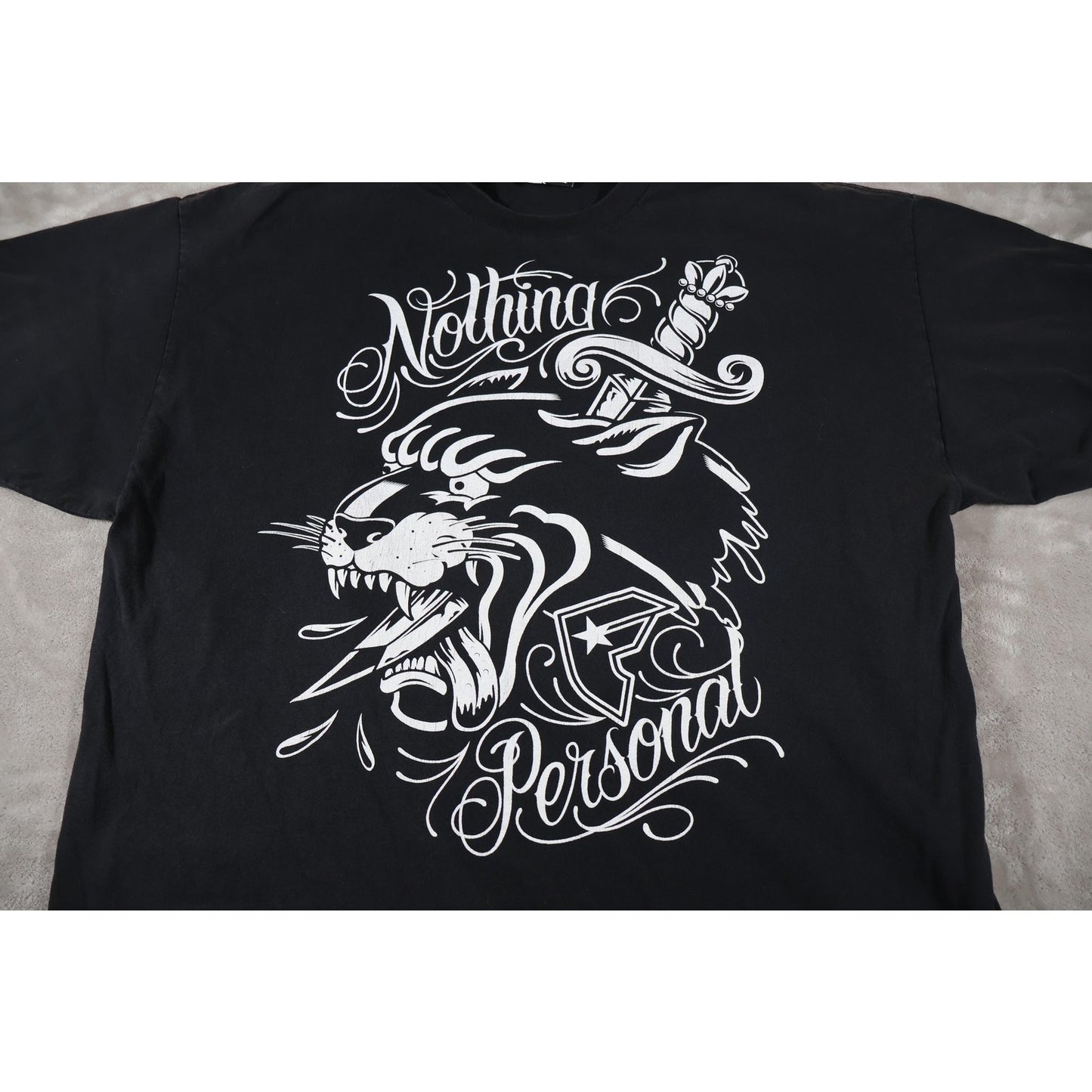 Famous Stars and Straps Shirt Mens 3XL Nothing Personal Panther Graphic Tee