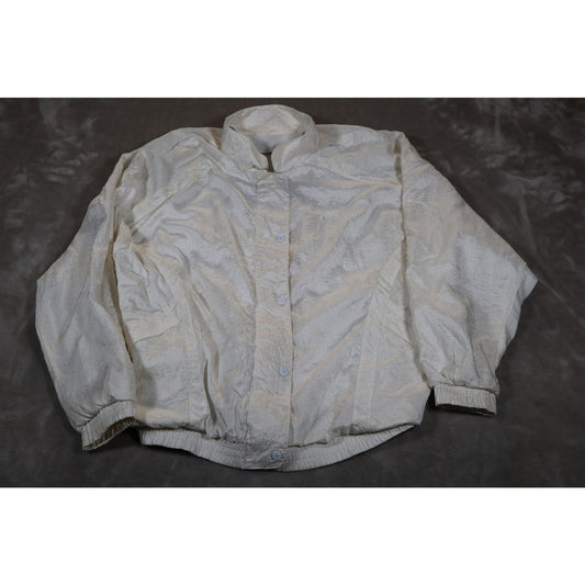Vintage Nike Jacket Mens Medium Crinkle Windbreaker Athletic 90s