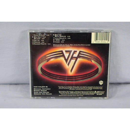 Van Halen CD 5150 Album 1986 Hard Rock Sammy Hagar Classic Rock Music