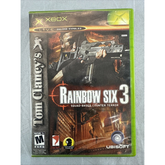 Tom Clancy's Rainbow Six 3 (Microsoft Xbox, 2003) - CIB Complete - Tested