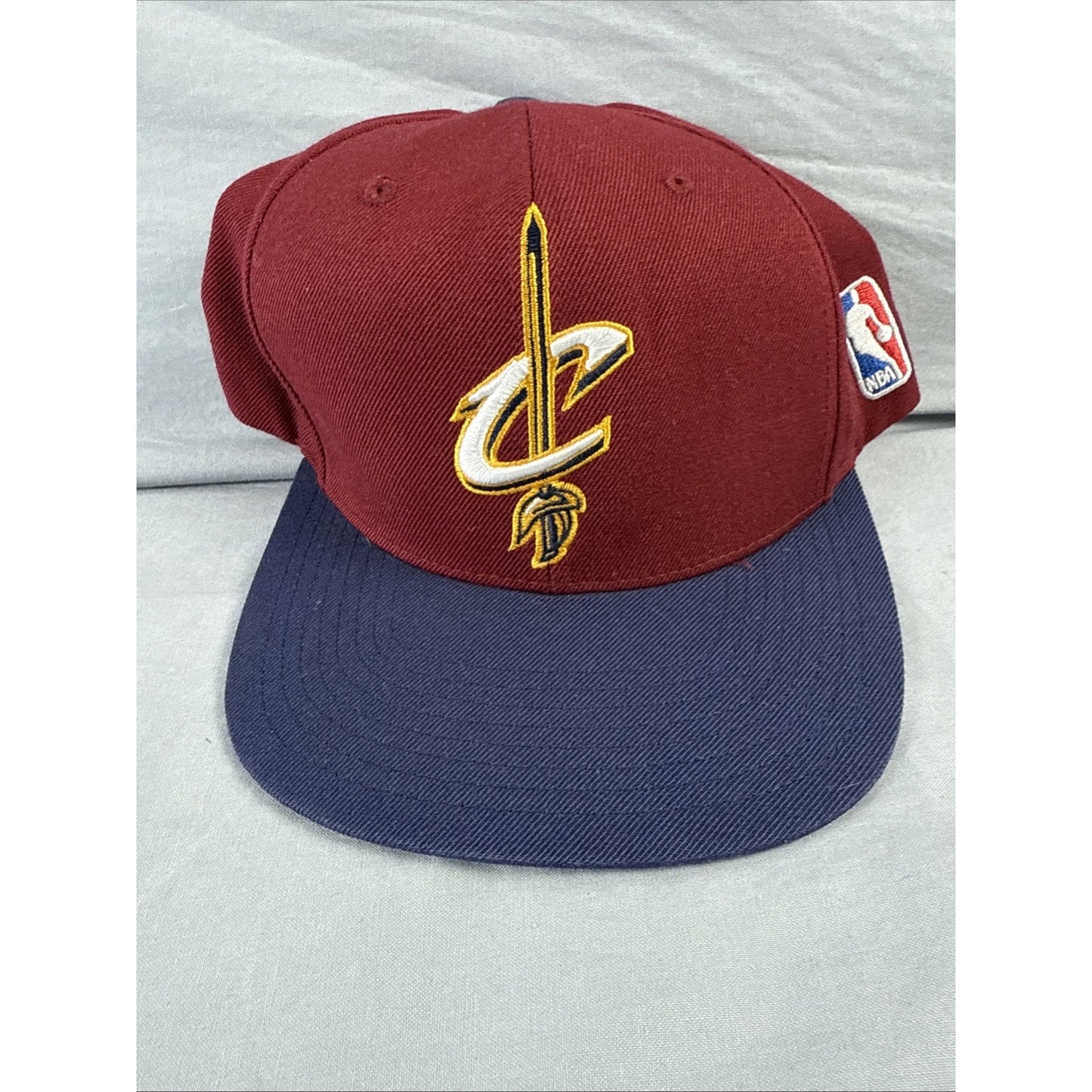 NBA Cleveland Cavaliers Maroon & Blue Mitchell and Ness Snapback Hat Cap