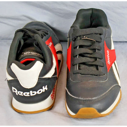 Reebok Shoes Mens Size 4.5 Black Red White Classic Jogger Gum Sole Sneaker Retro