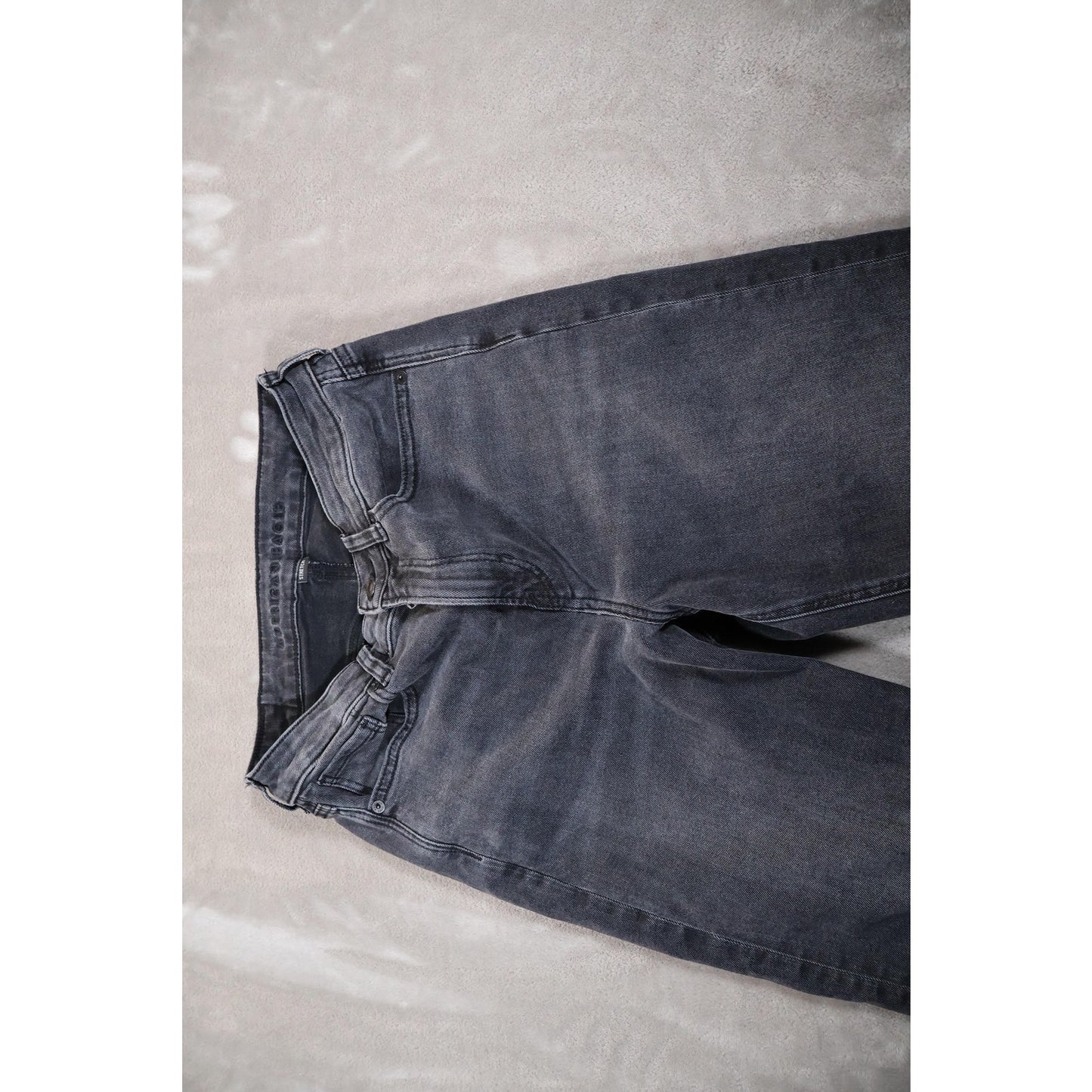 American Eagle Jeans Womens 4 Black High Rise Mom Distressed Stretch 90s Style