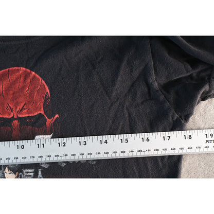 Attack on Titan Shirt Womens Small Black Ripple Junction Anime Manga Graphic Tee