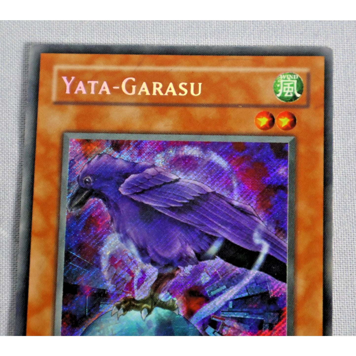 Yugioh Yata Garasu LOD-000 Secret Rare Holo Bleed Konami 2003